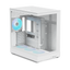 APNX V2-F With 4 Fans Mid Tower Case - White