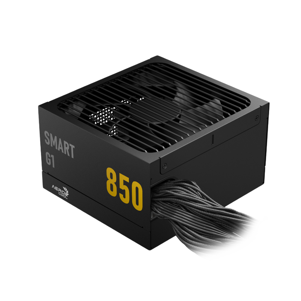 AeroCool Smart G1 80 Plus Gold Power Supply - 850W / Black