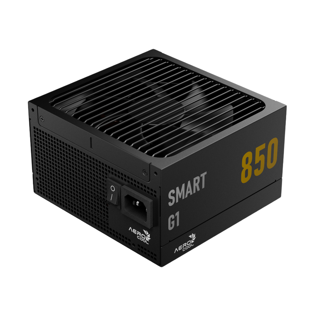 AeroCool Smart G1 80 Plus Gold Power Supply - 850W / Black