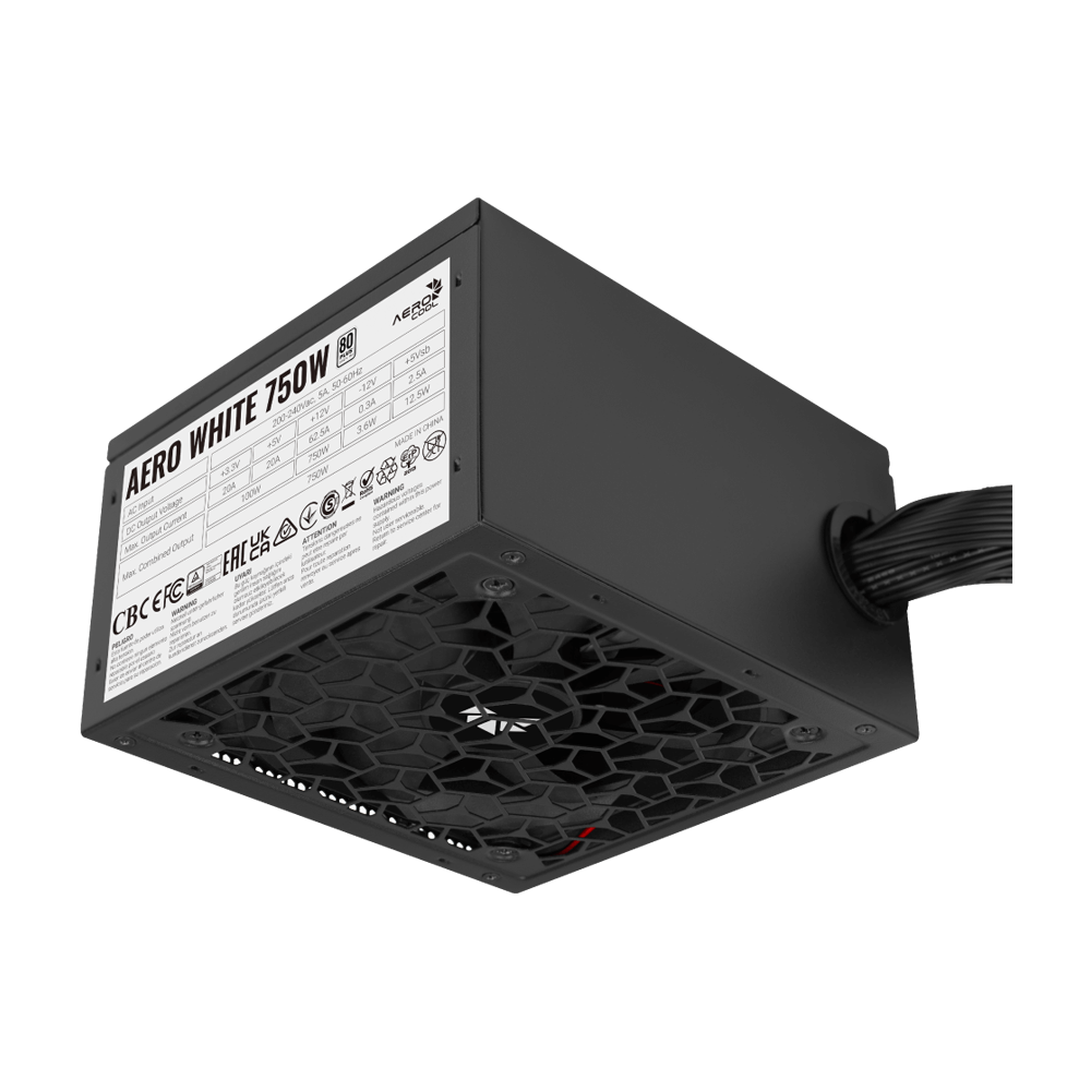 AeroCool Aero Power Supply - 750W / White
