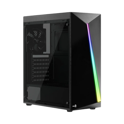 Aerocool Shard V2 RGB Mid Tower Case - Black