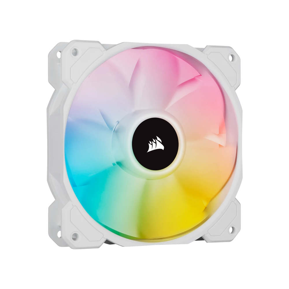 CORSAIR iCUE SP120 RGB ELITE Performance PWM Fan Single - 120mm / White