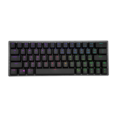 Cooler Master SK622 RGB Wireless Low Profile Blue Mechanical Keyboard - Black