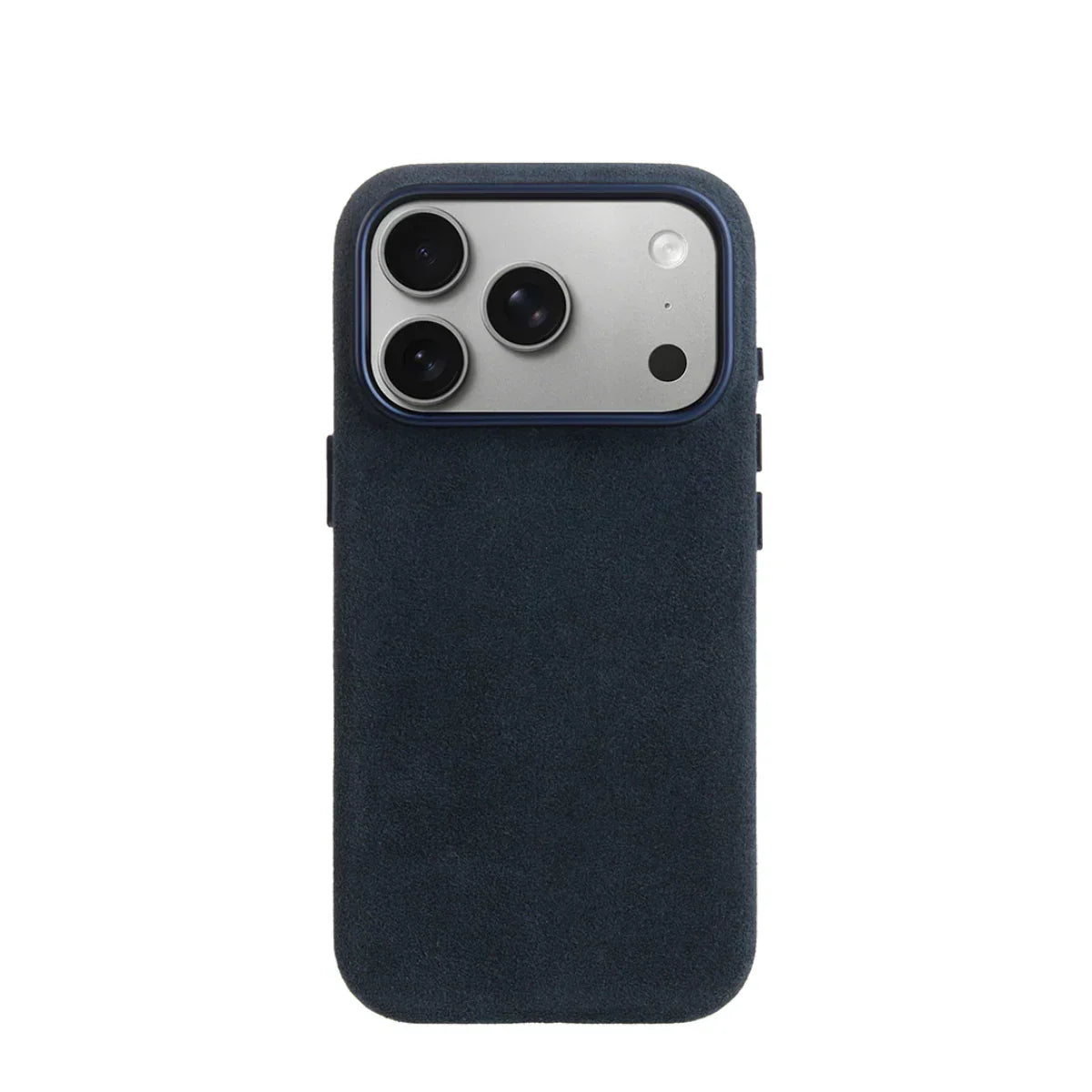 Melkco Alcantara Magsafe Case For Apple iPhone 17 Pro - Dark Blue