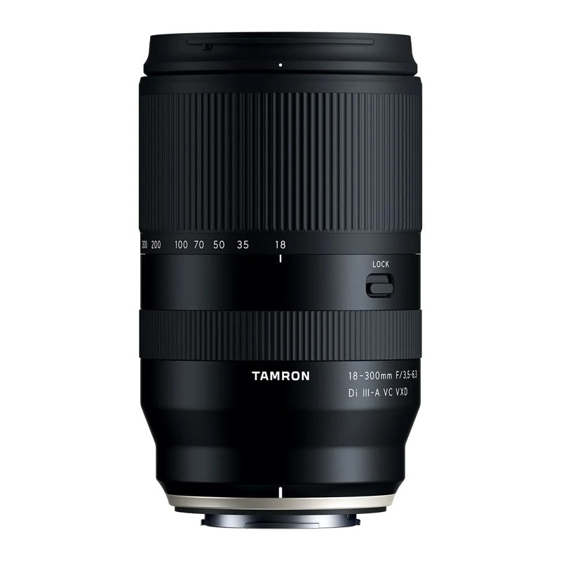 Tamron Di III-A VC VXD Lens for Fujifilm X-Mount APS-C Mirrorless Camera - 18 to 300mm F/3.5-6.3 / Black