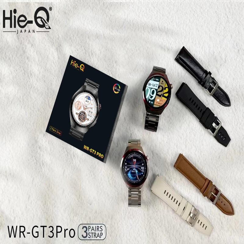 Hie-Q WR-GT3 PRO Smart Watch - Bluetooth / Silver