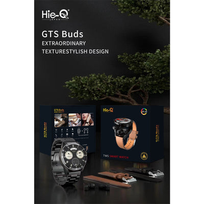 Hie-Q GTS Buds Watch - IPS Amoled / Bluetooth Smart Watches
