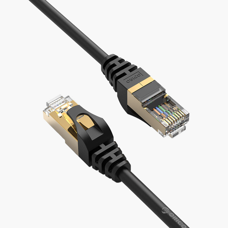 ORICO CAT7 CAT7 10000 ميجابت في الثانية إيثرنت كابل (PUG-C7) - 3 متر / أسود