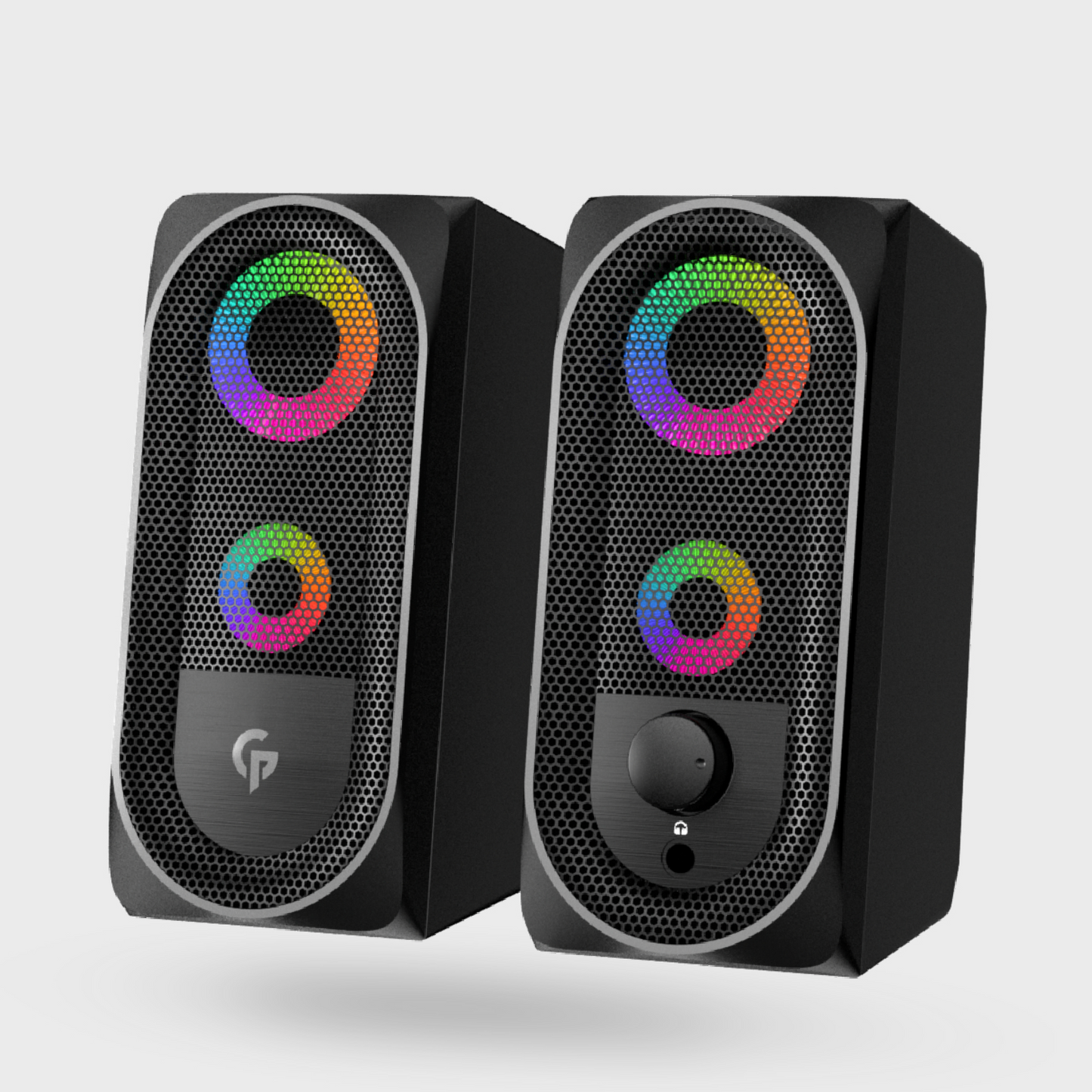 Porodo Gaming Stereo Speakers - Black