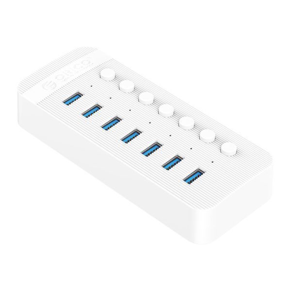 ORICO 7 Port USB Hub - White