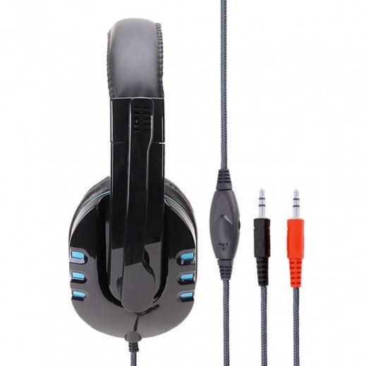 LNIX Wired Gaming Headset - Black & Blue