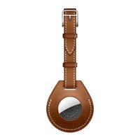 Wiwu Calfskin Luggage Tag Case - Apple Airtag / Brown