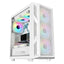 GAMEON TridentIV 4 Mid Tower Gaming Case ARGB fans+control+remote set+ 750W PSU (pre-install） - White