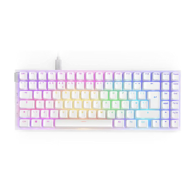 NZXT FUNCTION 2 MINI TKL Wired Optical Gaming Keyboard - White