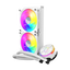 Cooler Master PL240 Flux ARGB CPU Liquid Cooler - White