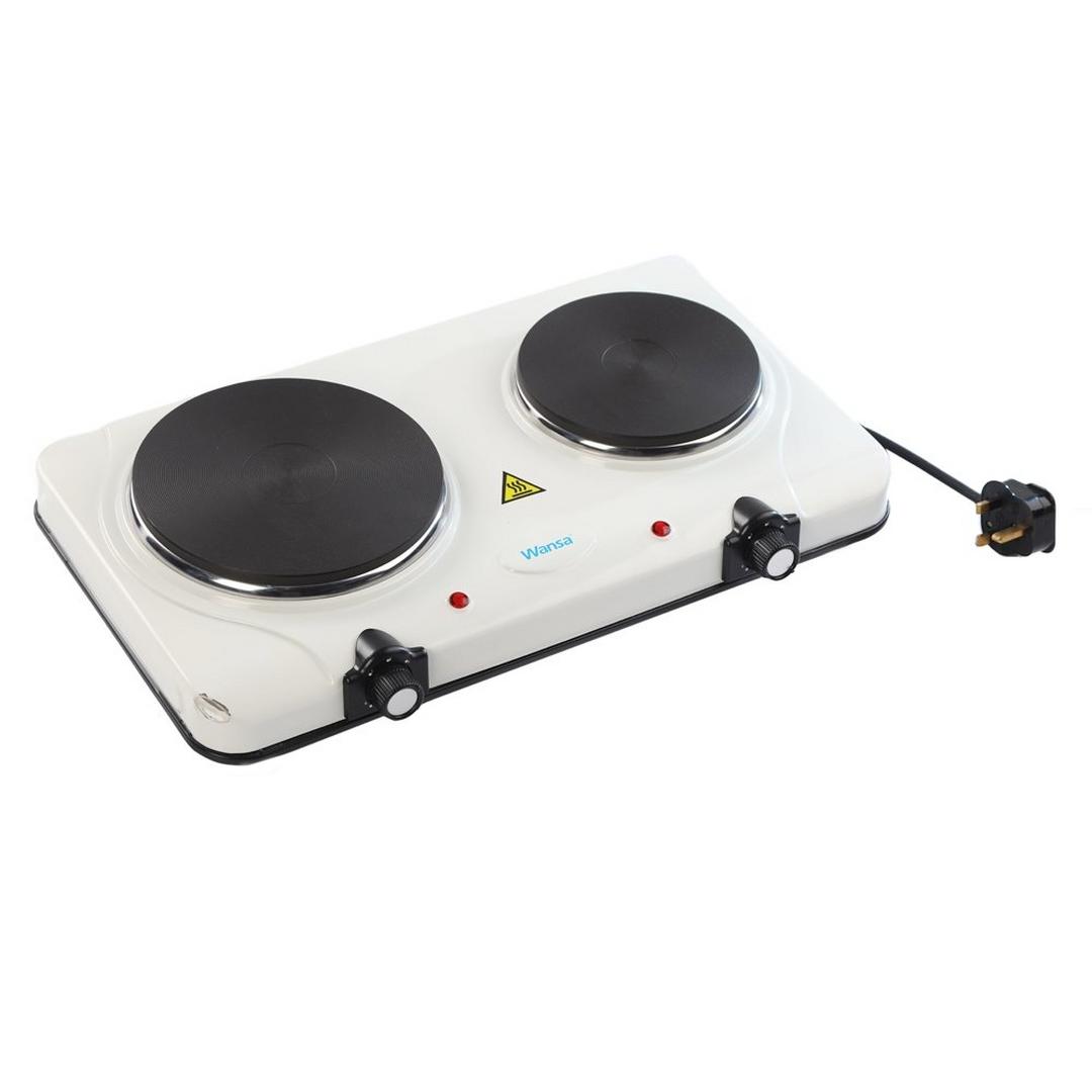 Wansa 2500W Double Hot Plate (ES-027) – Black / Silver