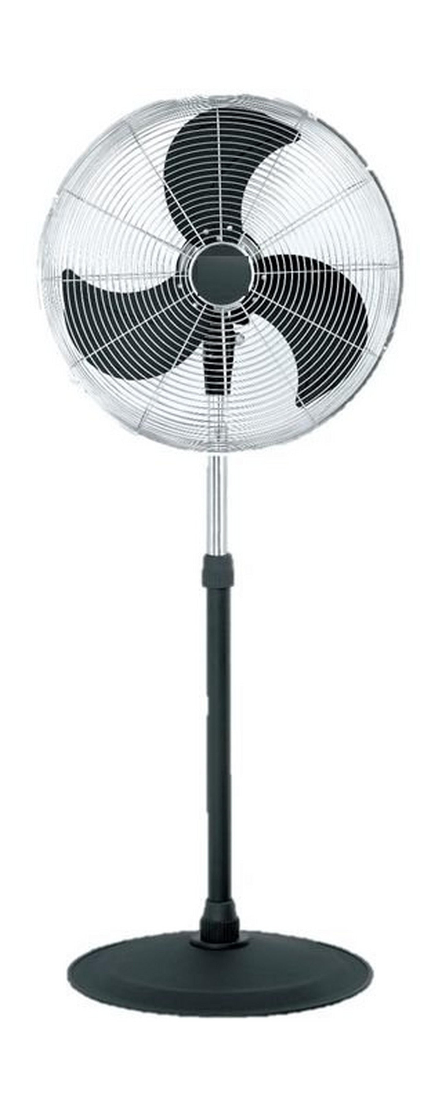 Wansa Metal Blade Stand Fan, 20-inch, CF-50S - Black