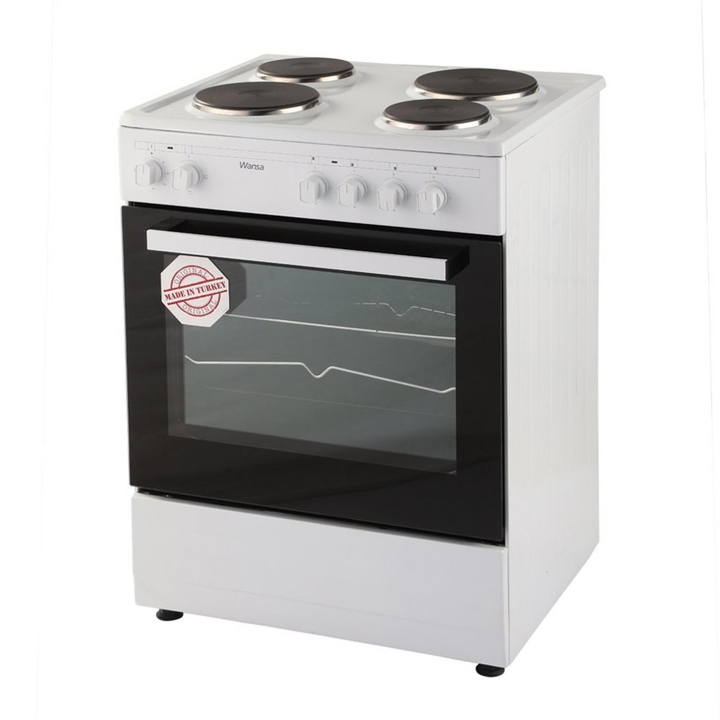 Wansa 4 Burners Electric Cooker, 60x60cm, WCT6040031W