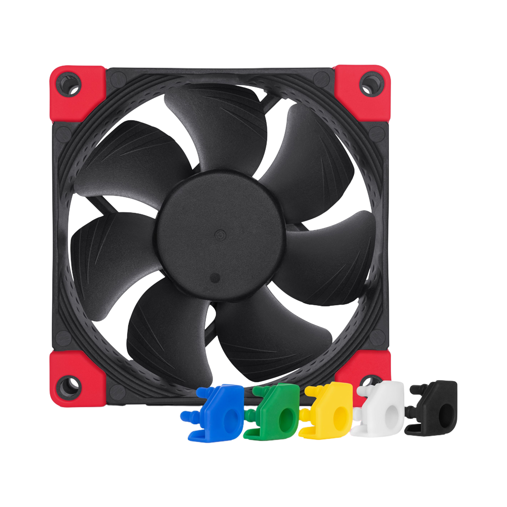 NOCTUA NF-A8 PWM Chromax Premium Silent Fan with Swappable pads - 80mm / Black