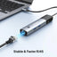 Mowsil 6-in-1 USB-C Hub Docking Station - HDMI / 100W PD / RJ45 / USB 3.0 / USB-C