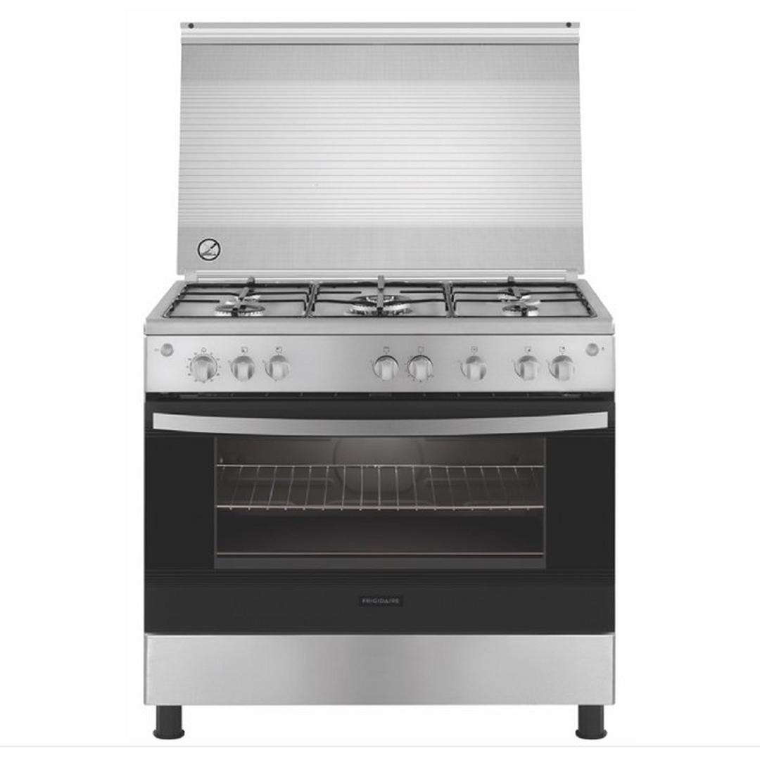 Frigidaire 5 Burners Gas Cooker, 90X60cm, FNGC90JGRSO - Stainless Steel