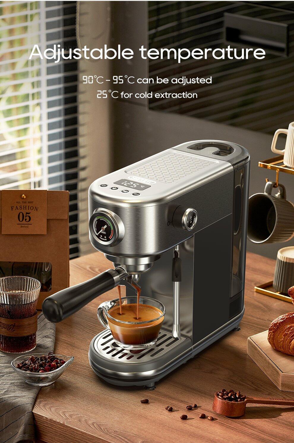 HiBREW 20Bar Semi Automatic Espresso Coffee Machine - H10B