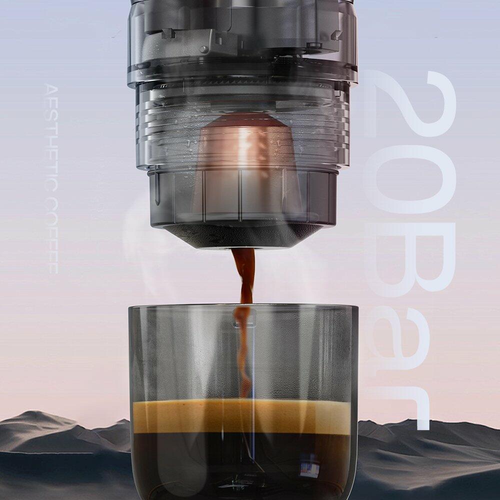 HiBREW H4C Black – Portable Espresso Maker Explorer