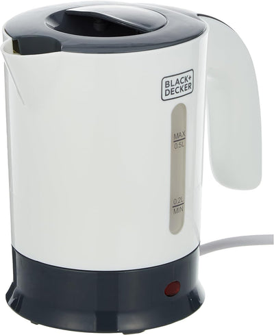 Black+Decker Travel Kettle - White