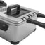 Frigidaire Deep Fryer with Double Frying Pots, 2000W, 4L, FDDF-1002 - Silver
