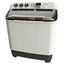 Toshiba Twin Tub Washer, 7kg Washing Capacity, 4.6kg Drying Capacity, VH-H80WB - White/Grey