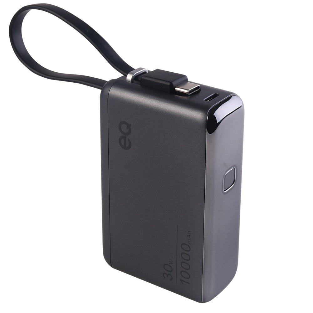 EQ Mini 10000mAh Power Bank, EQ-PB1455A – Black