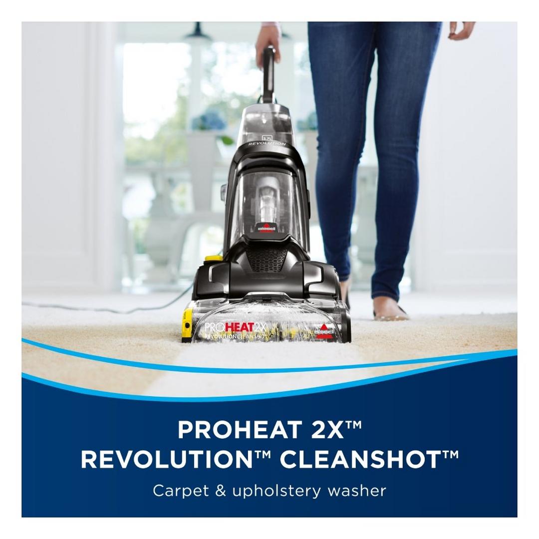 Bissell ProHeat 2X Revolution CleanShot Carpet Cleaner with Heatwave Technology, 800W, 3.7 Liters, 2066E - Black