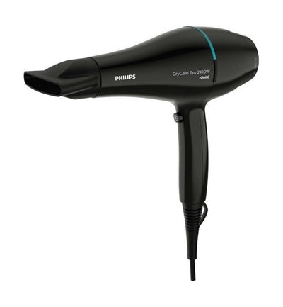 Philips Pro Hair Dryer Fast and Powerful Drying for Professional Results with Heat-Protection and Ionic Care, 2100W, 6 Heat Settings, BHD272/03 - Black
