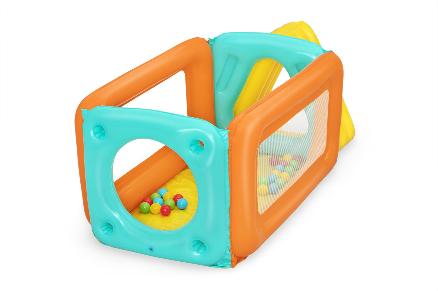 Bestway 1.78m x 91cm x 70cm tunneltopia ball pit (contents:1 ball pit, 25 play balls, repair patch) age 2+