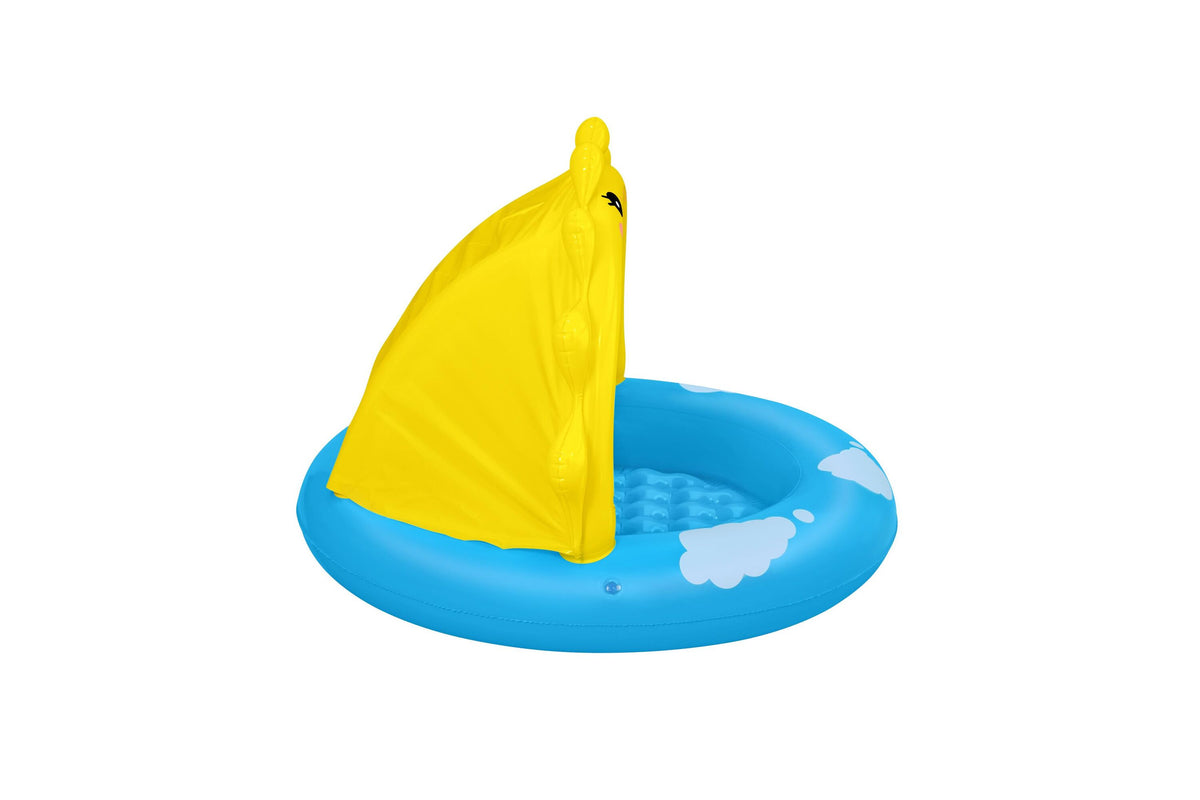 Bestway 1.01M X 97Cm X 71Cm Sunny Days Shaded Kiddie Pool (1 Pool, Repair Patch) Age 2+