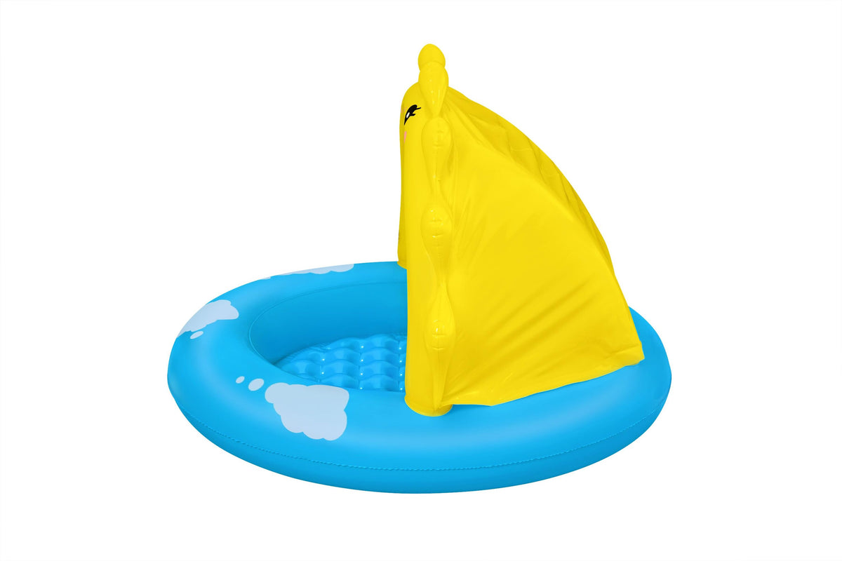 Bestway 1.01M X 97Cm X 71Cm Sunny Days Shaded Kiddie Pool (1 Pool, Repair Patch) Age 2+