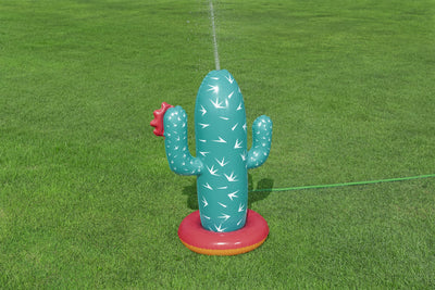 Bestway 74cm x 56cm x 1.04m cactus oasis sprinkler (1 sprinkler, repair patch) age 2+