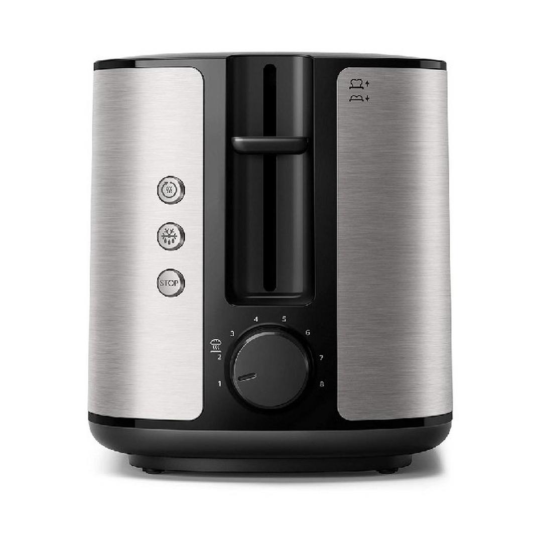 Philips Viva Collection Toaster Full Metal, 950W, HD2650/92 - Silver/Black