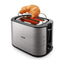 Philips Viva Collection Toaster Full Metal, 950W, HD2650/92 - Silver/Black