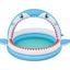 Bestway 1.63M X 1.27M X 92Cm Sharktastic Sprinkler Play Pool (1 Pool, Repair Patch.) Age 2+
