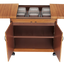 Wansa Trolley Teak, 3 Plates, 360W, 3DTSLLB - Wood