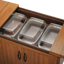 Wansa Trolley Teak, 3 Plates, 360W, 3DTSLLB - Wood