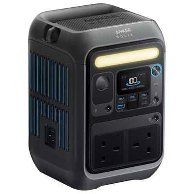 طاقة  المحمولة انكر C300X AC - 300 واط / 288 واط/ساعة / يو اس بي/ يو اس بي- أسود