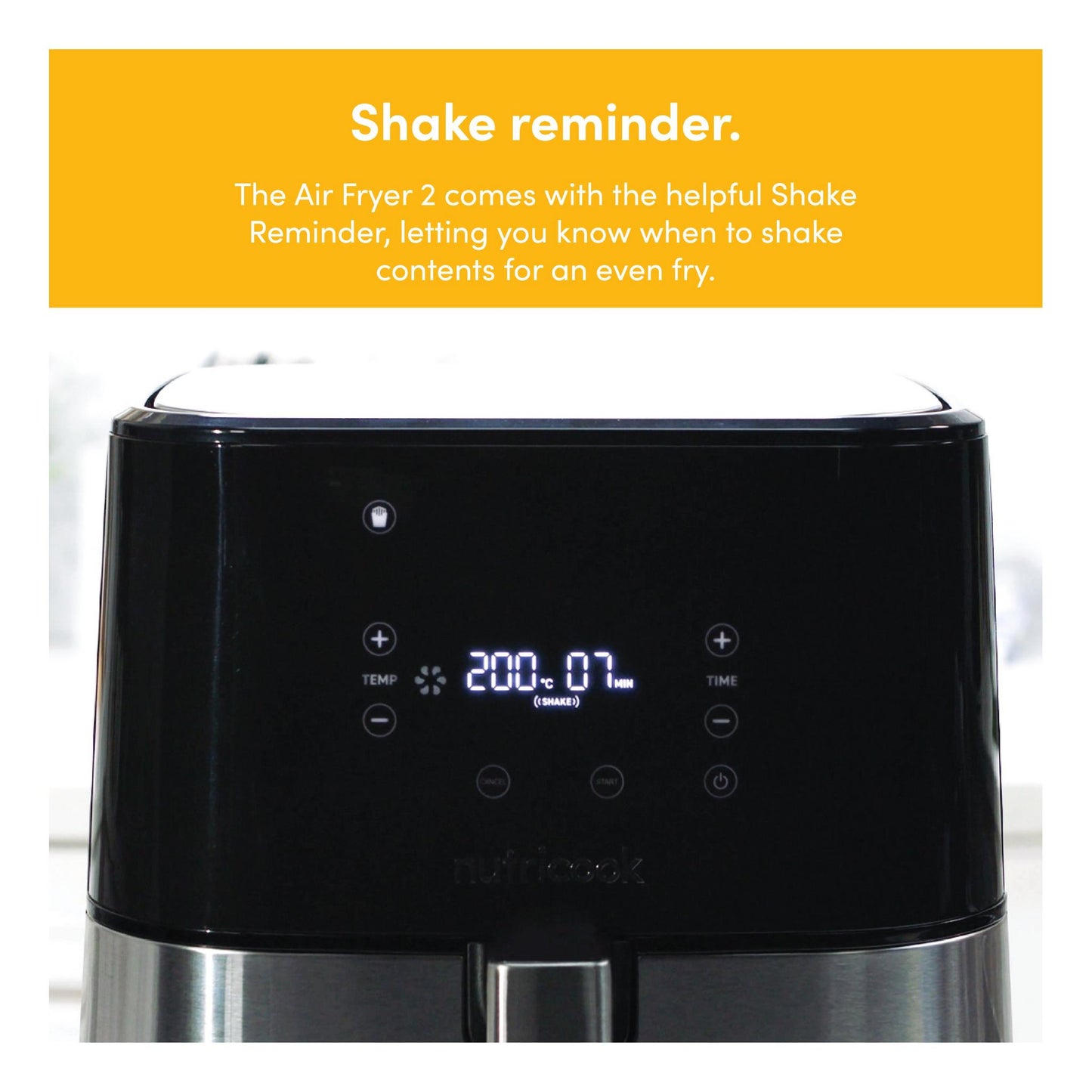 Nutricook Air Fryer, 1700W, 5.5L, NC-AF205 - Black