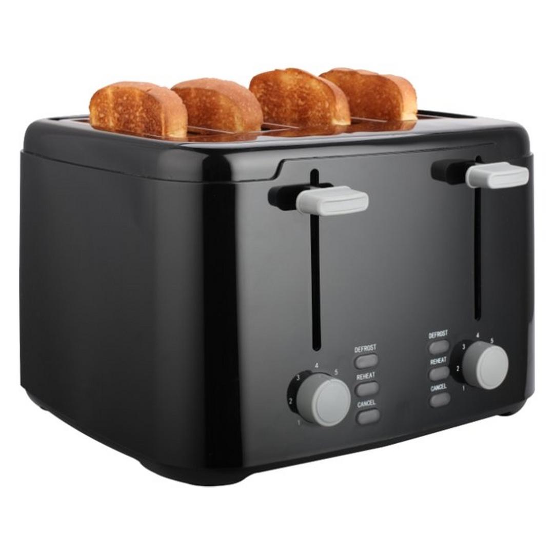 Wansa 4 Slice Toaster - 1450W-1750W - TA5010-GS
