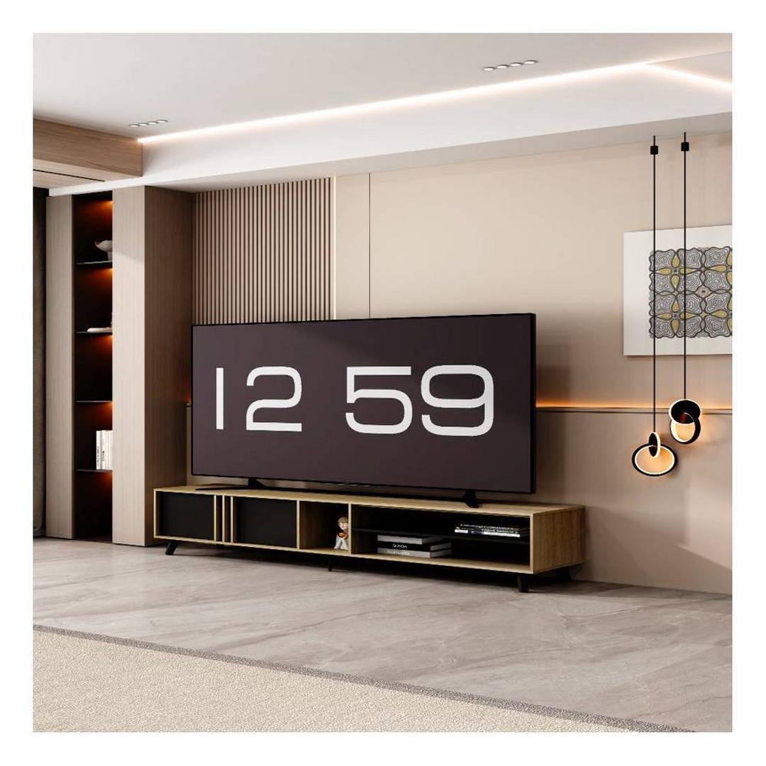 Wansa 98-inch TV Stand - 80kg, KS-0128 - Brown