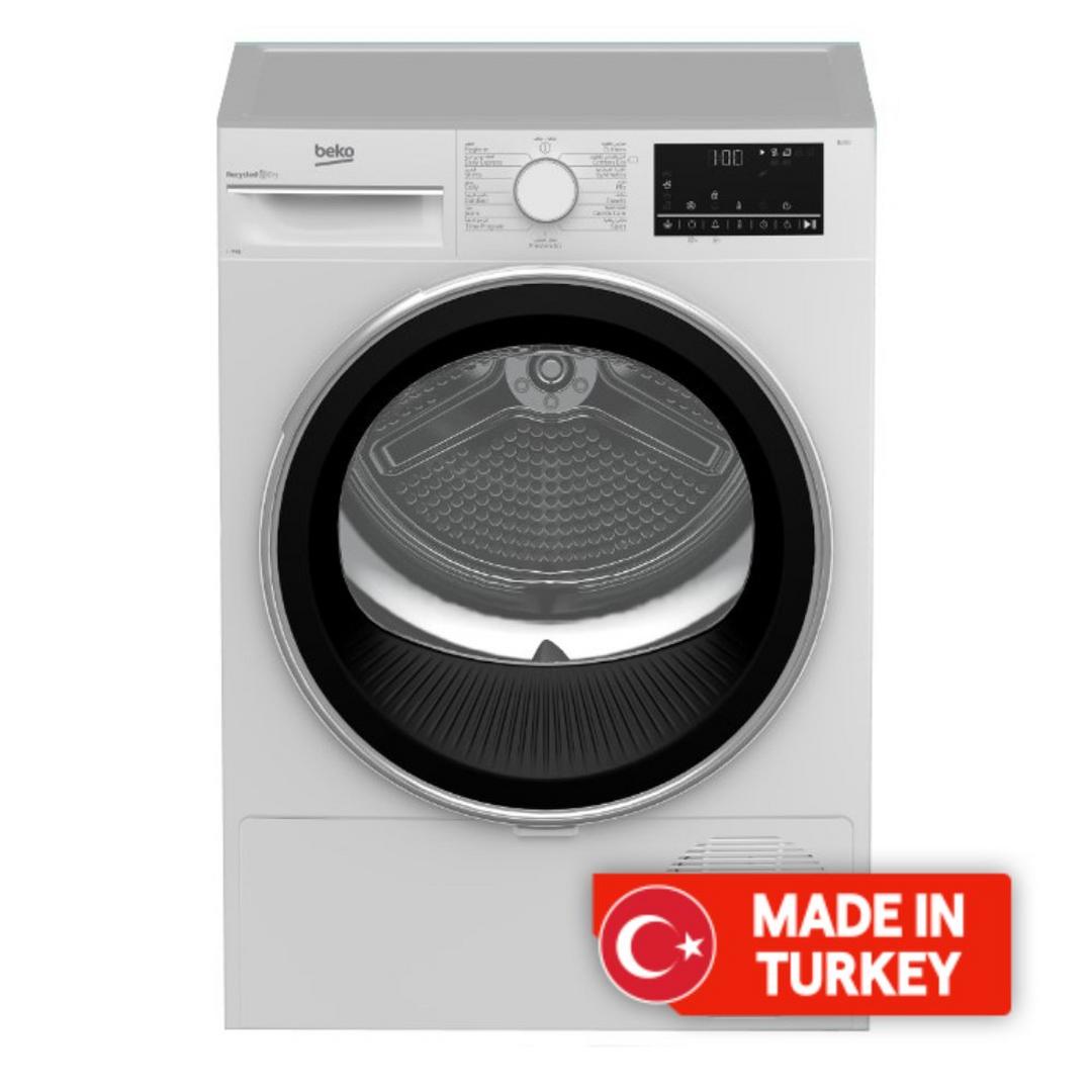 Beko Front Load Condenser Dryer, 9kg, DC9W - White
