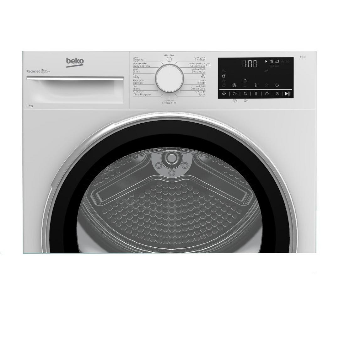 Beko Front Load Condenser Dryer, 9kg, DC9W - White
