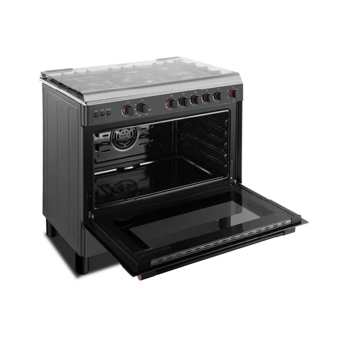 TOSHIBA 5 Burners Cooker Gas, 90X60cm, TBA-36LMG5G089KS - Grey