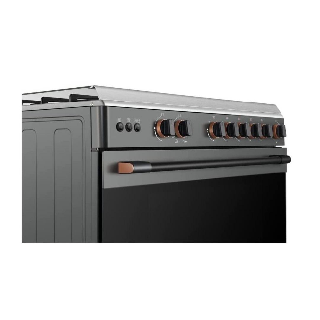 TOSHIBA 5 Burners Cooker Gas, 90X60cm, TBA-36LMG5G089KS - Grey